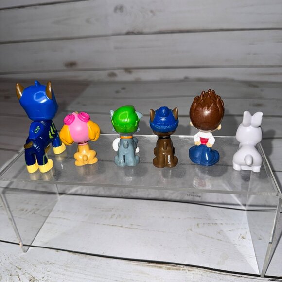 Paw Patrol Mini Figure Set Of 6 Characters - Chase Skye Rocky Ryder & Bunny - Picture 4 of 10